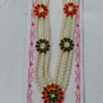 White Pearl Beads Mala For God